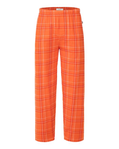 Boxercraft Men's Harley Flannel Pants (Part 3 of 5) - Orange Carnegie Plaid
