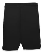Alleson Athletic Youth Retro Basketball Shorts - Black/ Black/ White