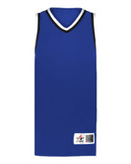 Alleson Athletic Women's Retro Basketball Jersey - Royal/ Black/ White