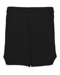 Alleson Athletic Women's Retro Basketball Shorts - Black/ Black/ White