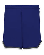 Alleson Athletic Women's Retro Basketball Shorts - Navy/ Graphite/ White