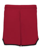 Alleson Athletic Women's Retro Basketball Shorts - Red/ Black/ White