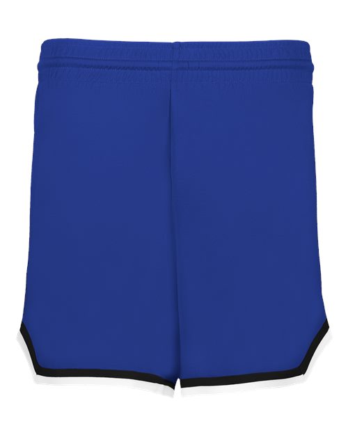 Alleson Athletic Women's Retro Basketball Shorts - Royal/ Black/ White