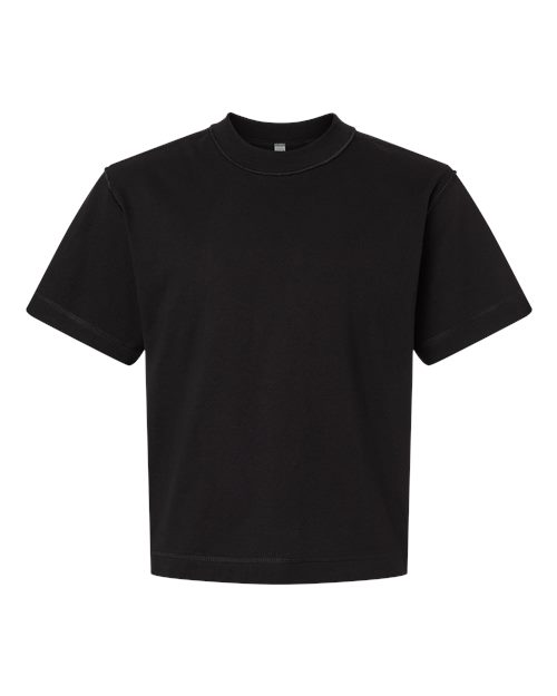 American Apparel Unisex Heavyweight Cotton Boxy Tee - Black