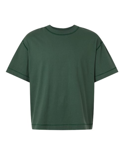 American Apparel Unisex Heavyweight Cotton Boxy Tee - Pine
