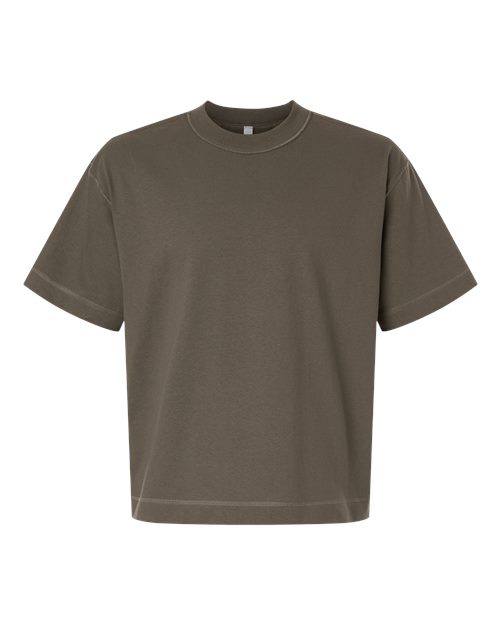 American Apparel Unisex Heavyweight Cotton Boxy Tee - Mushroom