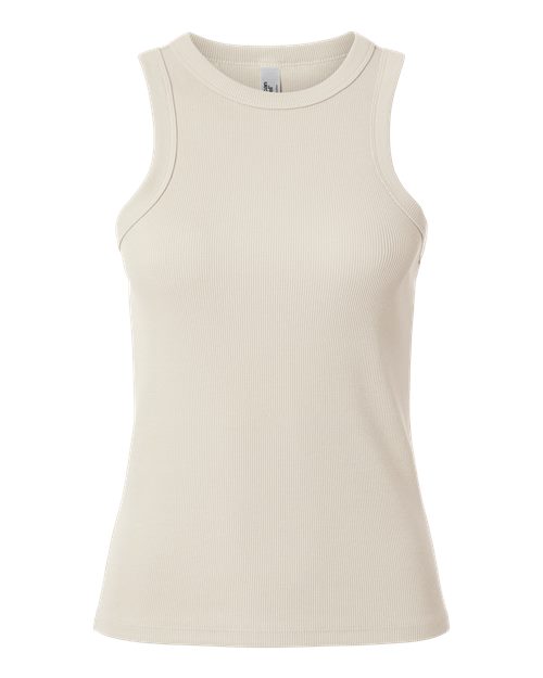 American Apparel Women's Baby Rib Fitted Tank - Bone