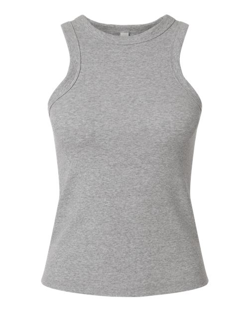 American Apparel Women's Baby Rib Fitted Tank - Heather Grey