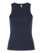American Apparel Women's Baby Rib Fitted Tank - Navy