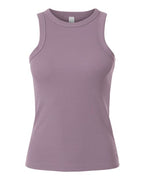 American Apparel Women's Baby Rib Fitted Tank - Smokey Violet
