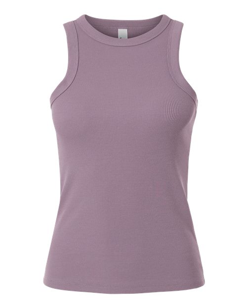 American Apparel Women's Baby Rib Fitted Tank - Smokey Violet