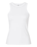 American Apparel Women's Baby Rib Fitted Tank - White