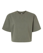 American Apparel Women's French Terry Mid-Length Boxy Top - Lieutenant