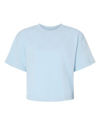 American Apparel Women's French Terry Mid-Length Boxy Top - Powder Blue