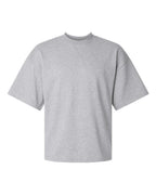 American Apparel Unisex French Terry Oversized Boxy Top - Heather Grey