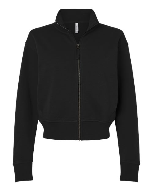 American Apparel Women's French Terry Full-Zip Jacket - Black