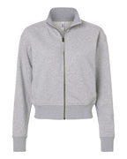 American Apparel Women's French Terry Full-Zip Jacket - Heather Grey