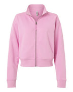 American Apparel Women's French Terry Full-Zip Jacket - Powder Pink