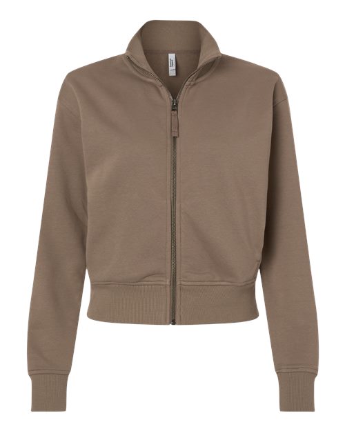 American Apparel Women's French Terry Full-Zip Jacket - Savana