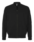 American Apparel Unisex French Terry Bomber Jacket - Black