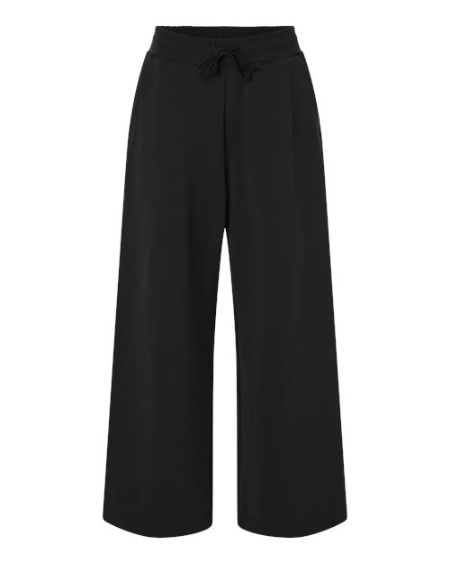 American Apparel Women's French Terry Wide Leg Pants - Black