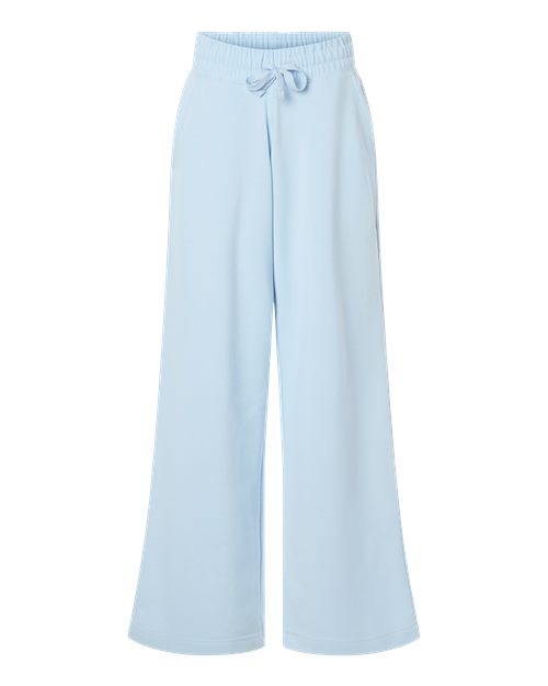 American Apparel Women's French Terry Wide Leg Pants - Powder Blue