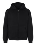 BELLA + CANVAS Unisex 10 oz Full-Zip Hoodie Sweatshirt - Black