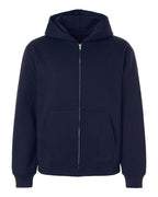 BELLA + CANVAS Unisex 10 oz Full-Zip Hoodie Sweatshirt - Navy