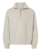BELLA + CANVAS Unisex 10 oz Quarter-Zip Pullover Sweatshirt - Dust