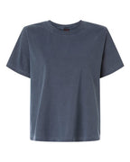 BELLA + CANVAS Women's Garment-Dyed Tee - Washed Navy