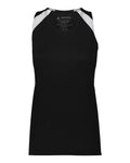 Augusta Sportswear Women's Overspeed Track Jersey - Black/ White