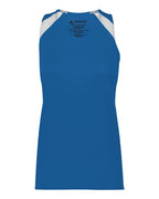 Augusta Sportswear Women's Overspeed Track Jersey - Royal/ White