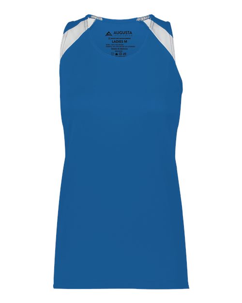 Augusta Sportswear Women's Overspeed Track Jersey - Royal/ White