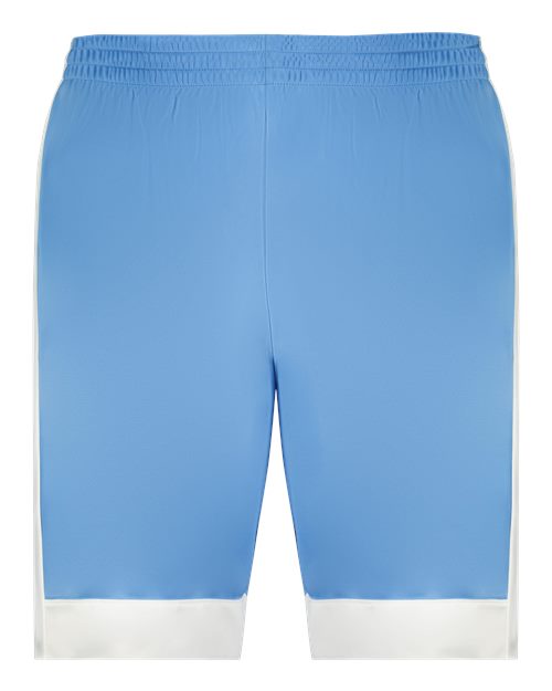 Augusta Sportswear Youth Match-Up Basketball Shorts - Columbia Blue/ White