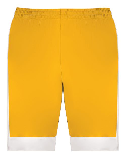 Augusta Sportswear Youth Match-Up Basketball Shorts - Gold/ White