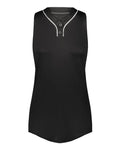 Augusta Sportswear Women's Cutter Jersey - Black/ White