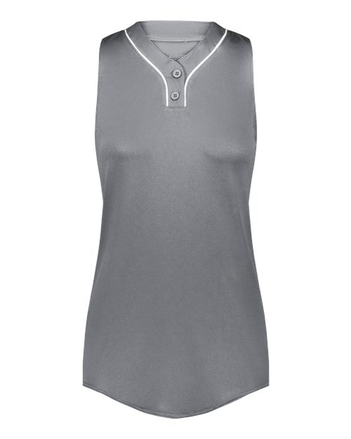 Augusta Sportswear Women's Cutter Jersey - Graphite/ White