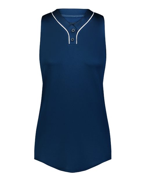 Augusta Sportswear Women's Cutter Jersey - Navy/ White