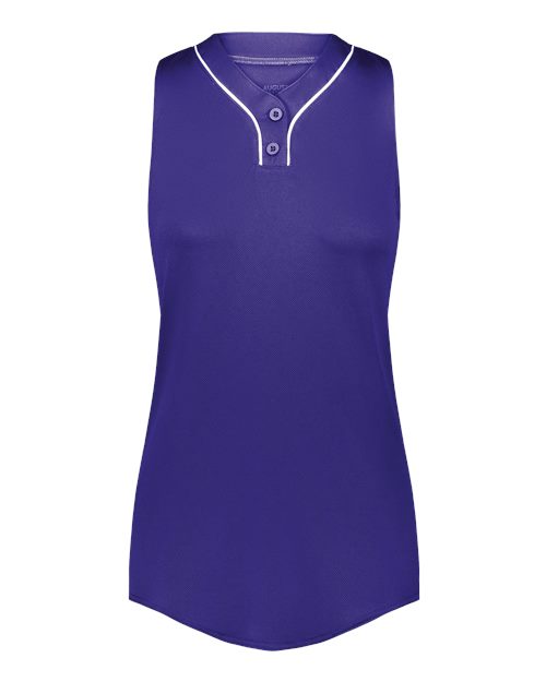 Augusta Sportswear Women's Cutter Jersey - Purple/ White