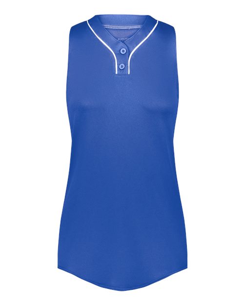 Augusta Sportswear Girls' Cutter Jersey - Royal/ White