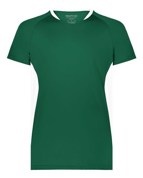 Augusta Sportswear Unisex Octane Soccer Jersey - Dark Green/ White