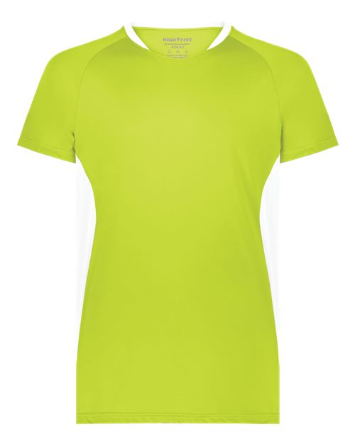 Augusta Sportswear Unisex Octane Soccer Jersey - Lime/ White