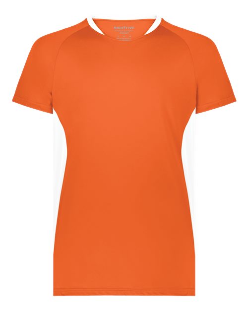 Augusta Sportswear Unisex Octane Soccer Jersey - Orange/ White