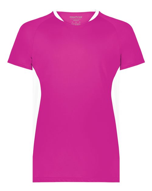 Augusta Sportswear Unisex Octane Soccer Jersey - Power Pink/ White