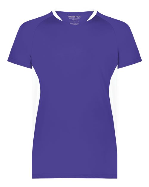 Augusta Sportswear Unisex Octane Soccer Jersey - Purple/ White