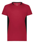 Augusta Sportswear Unisex Octane Soccer Jersey - Scarlet/ Black
