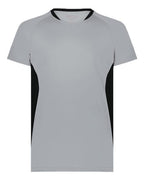 Augusta Sportswear Unisex Octane Soccer Jersey - Silver/ Black