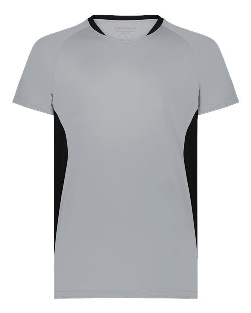 Augusta Sportswear Unisex Octane Soccer Jersey - Silver/ Black