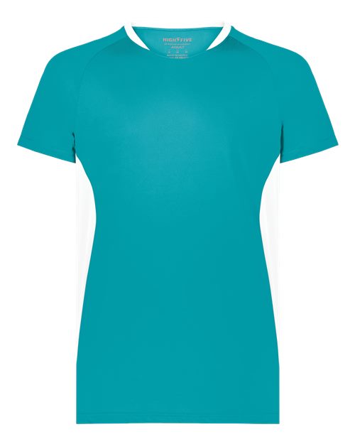 Augusta Sportswear Unisex Octane Soccer Jersey - Teal/ White