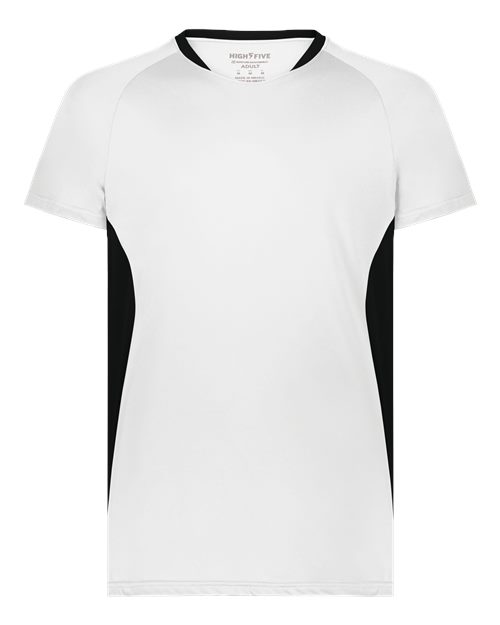 Augusta Sportswear Unisex Octane Soccer Jersey - White/ Black
